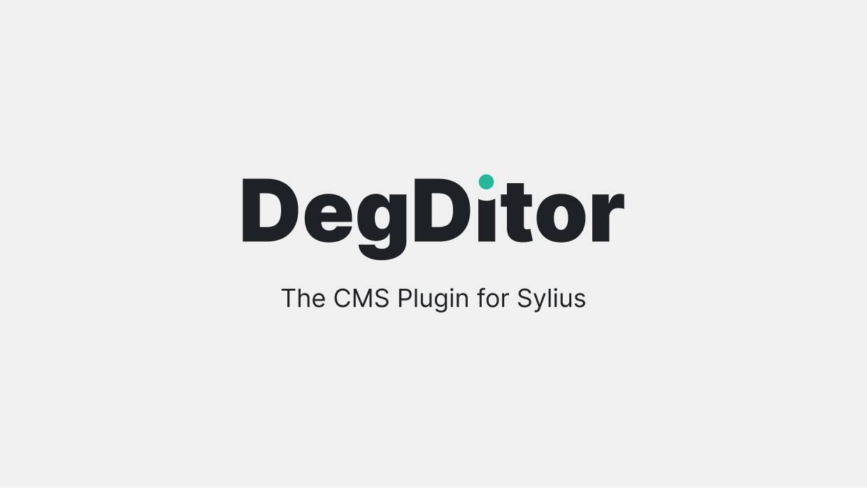 Sylius Starter Pack: Ready-to-Use CMS Components for Faster Development with DegDitor
