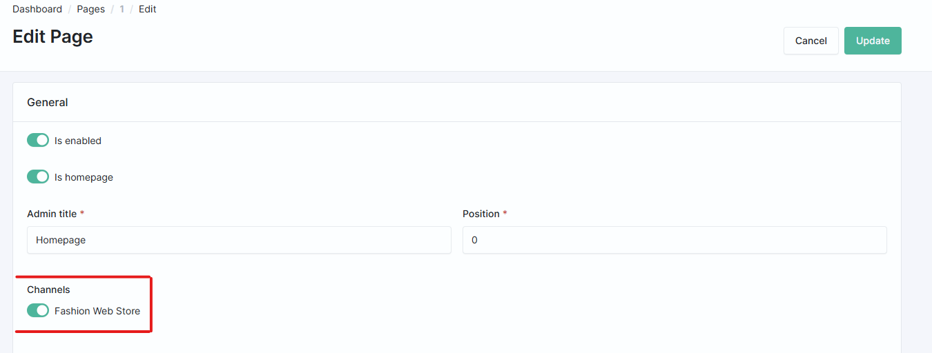 Content visibility
