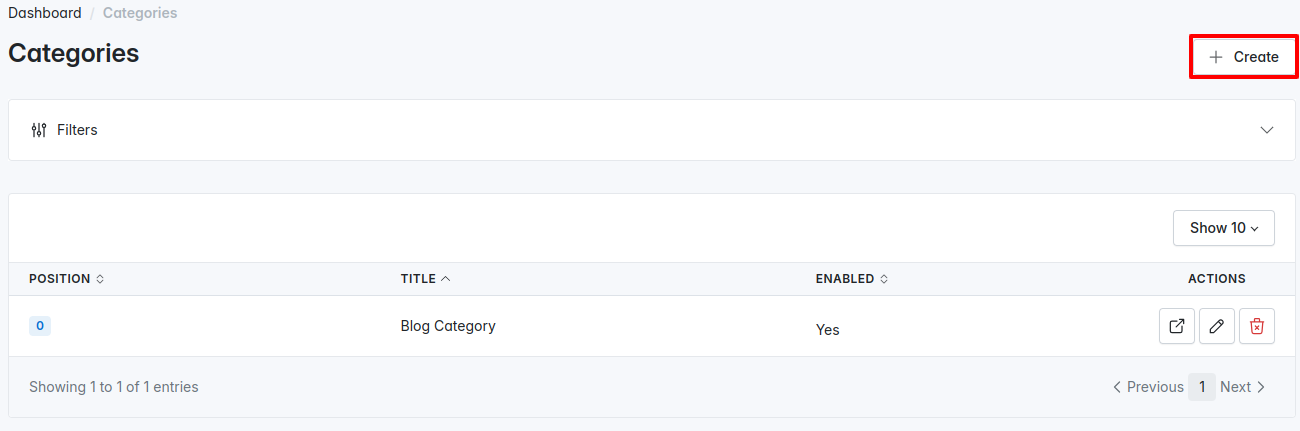 Preview category